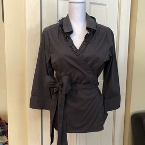 Banana Republic wrap blouse
